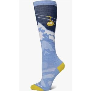 Darn Tough Women's Large Midnight Over The Calf Yeti Lightweight Socks A16-6